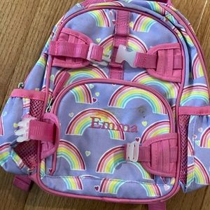 Pottery barn small backpack; personalized for Emma!